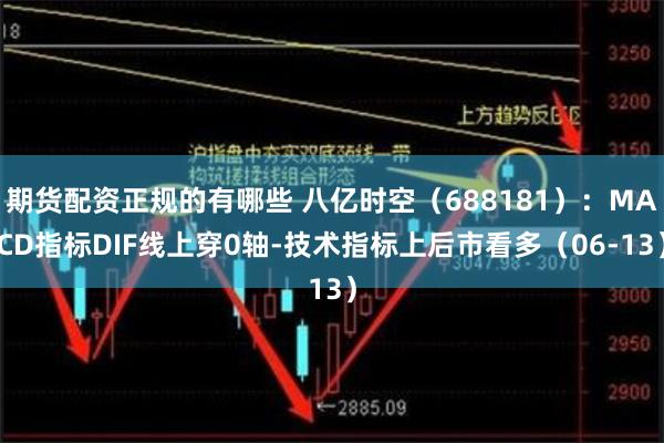 期货配资正规的有哪些 八亿时空（688181）：MACD指标DIF线上穿0轴-技术指标上后市看多（06-13）