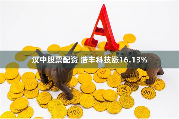 汉中股票配资 浩丰科技涨16.13%