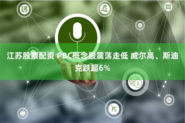 江苏股票配资 PBC概念股震荡走低 威尔高、斯迪克跌超6%